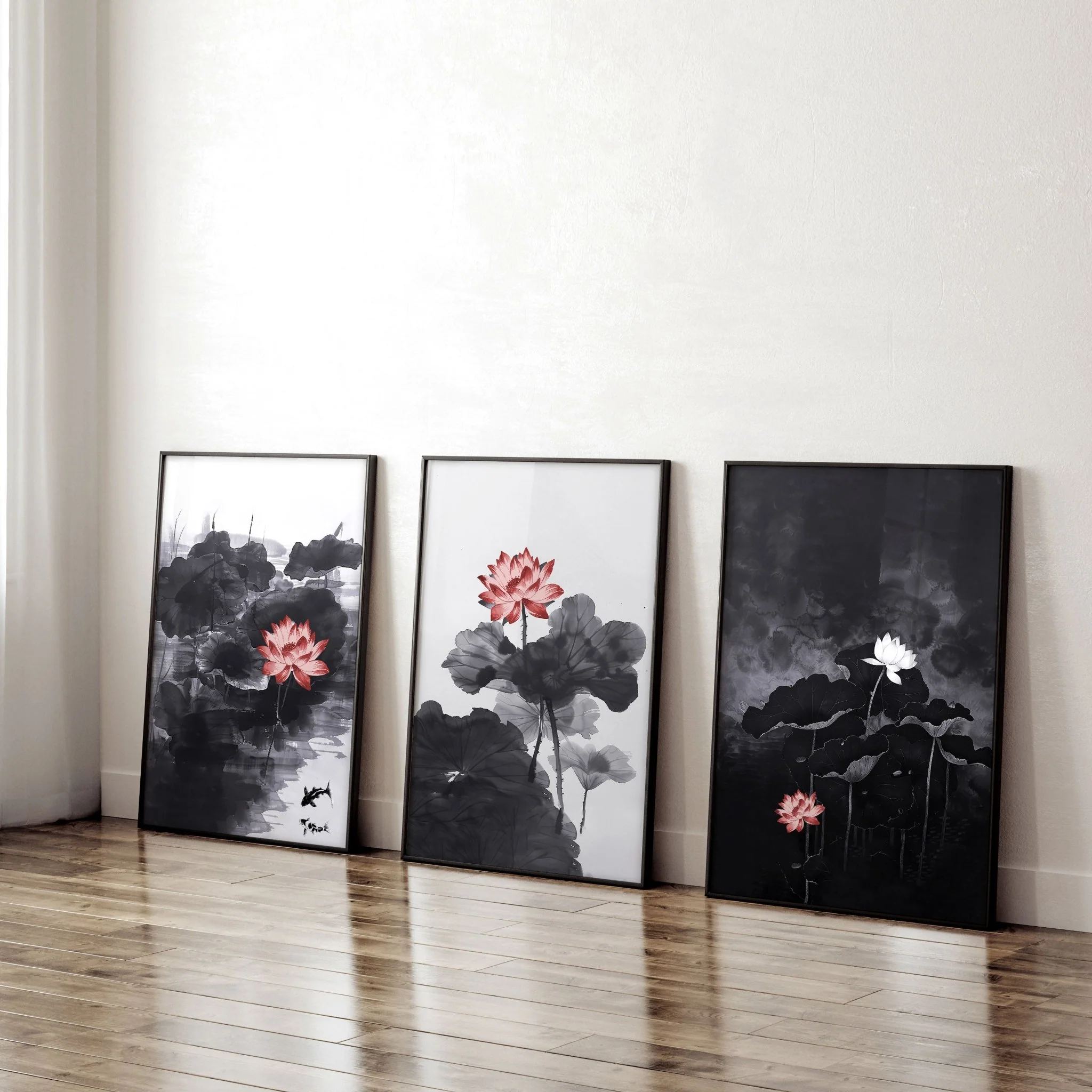 Calming Art | Set of 3 Asian Inspired Wall art Prints - Image 8