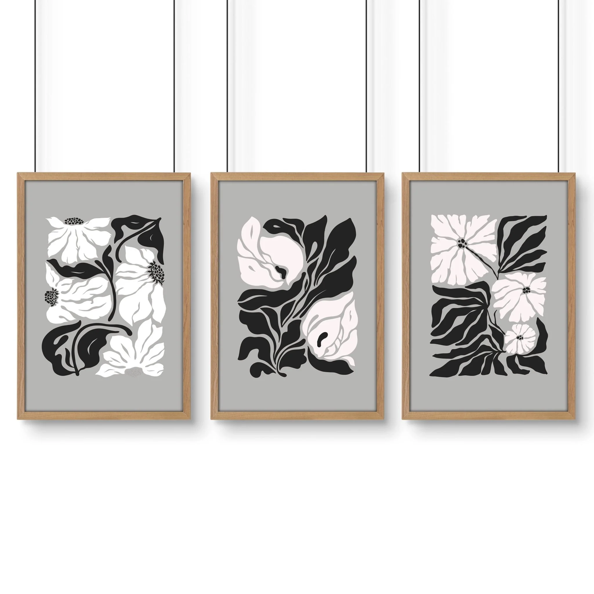 Canvas Prints Wall Decor | Set of 3 Botanical Wall art Prints - Image 13