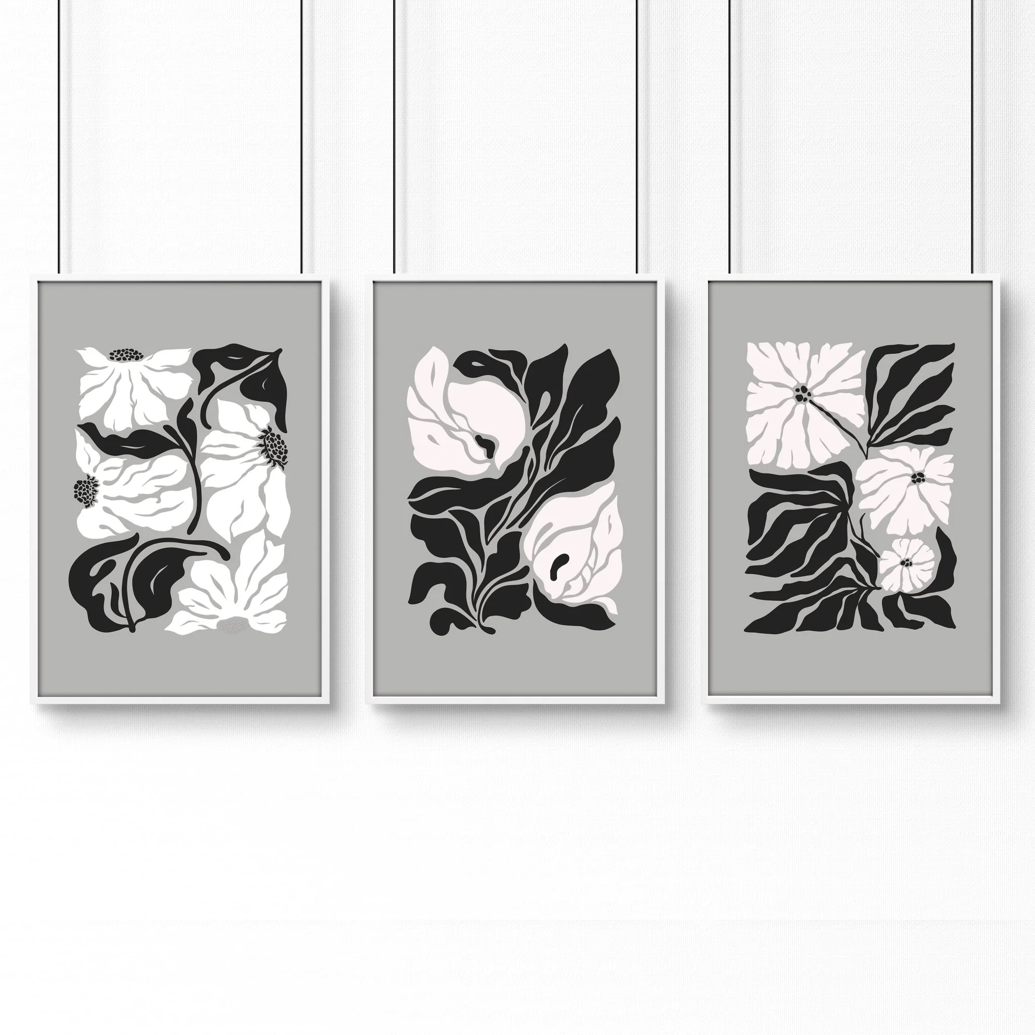 Canvas Prints Wall Decor | Set of 3 Botanical Wall art Prints - Image 14