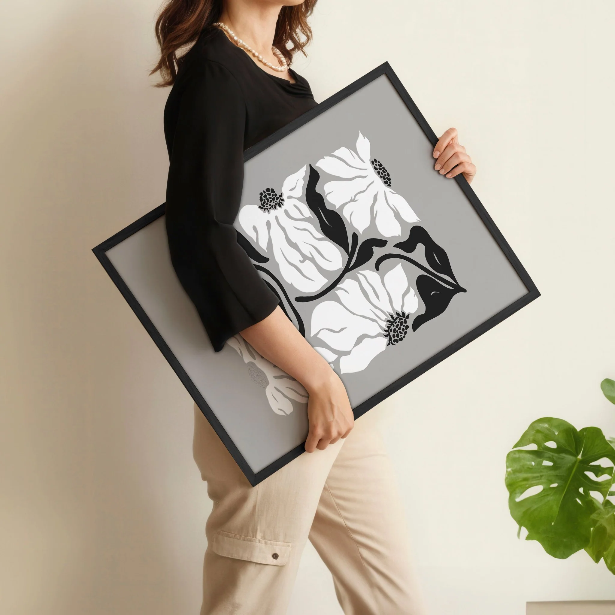 Canvas Prints Wall Decor | Set of 3 Botanical Wall art Prints - Image 7