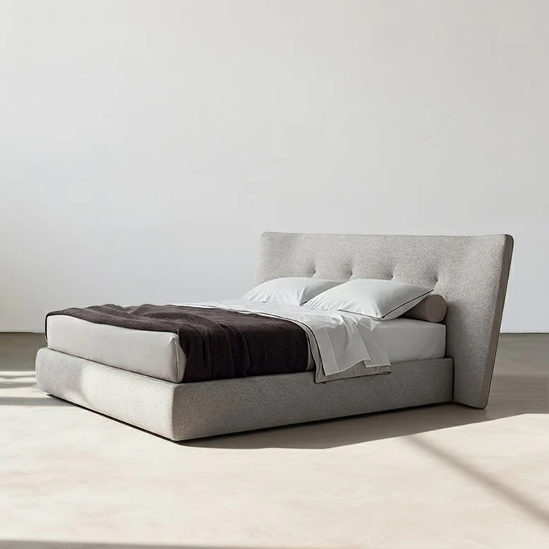 Carlos King Size, Super King Size Bed, No Storage, Grey