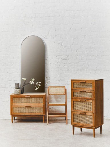Cebu Natural Rattan and Beechwood Folding Chair - Image 11