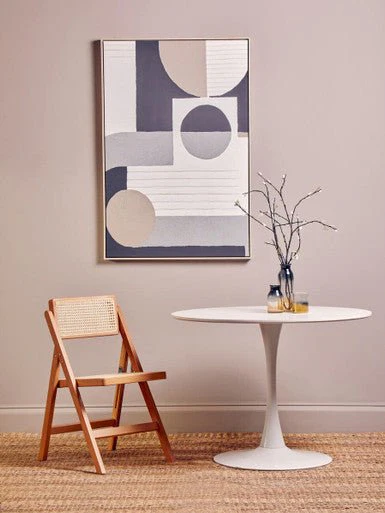 Cebu Natural Rattan and Beechwood Folding Chair - Image 9