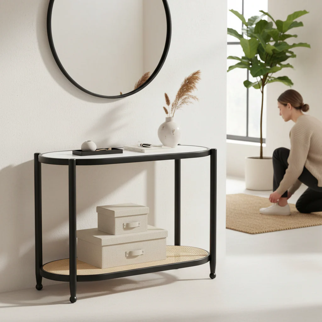 Cebu Two Tier Console Table - Image 2