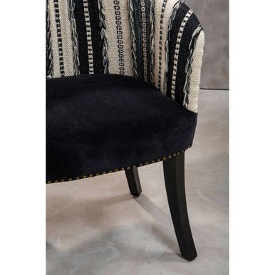 Cefena Black and White Chair - Image 12