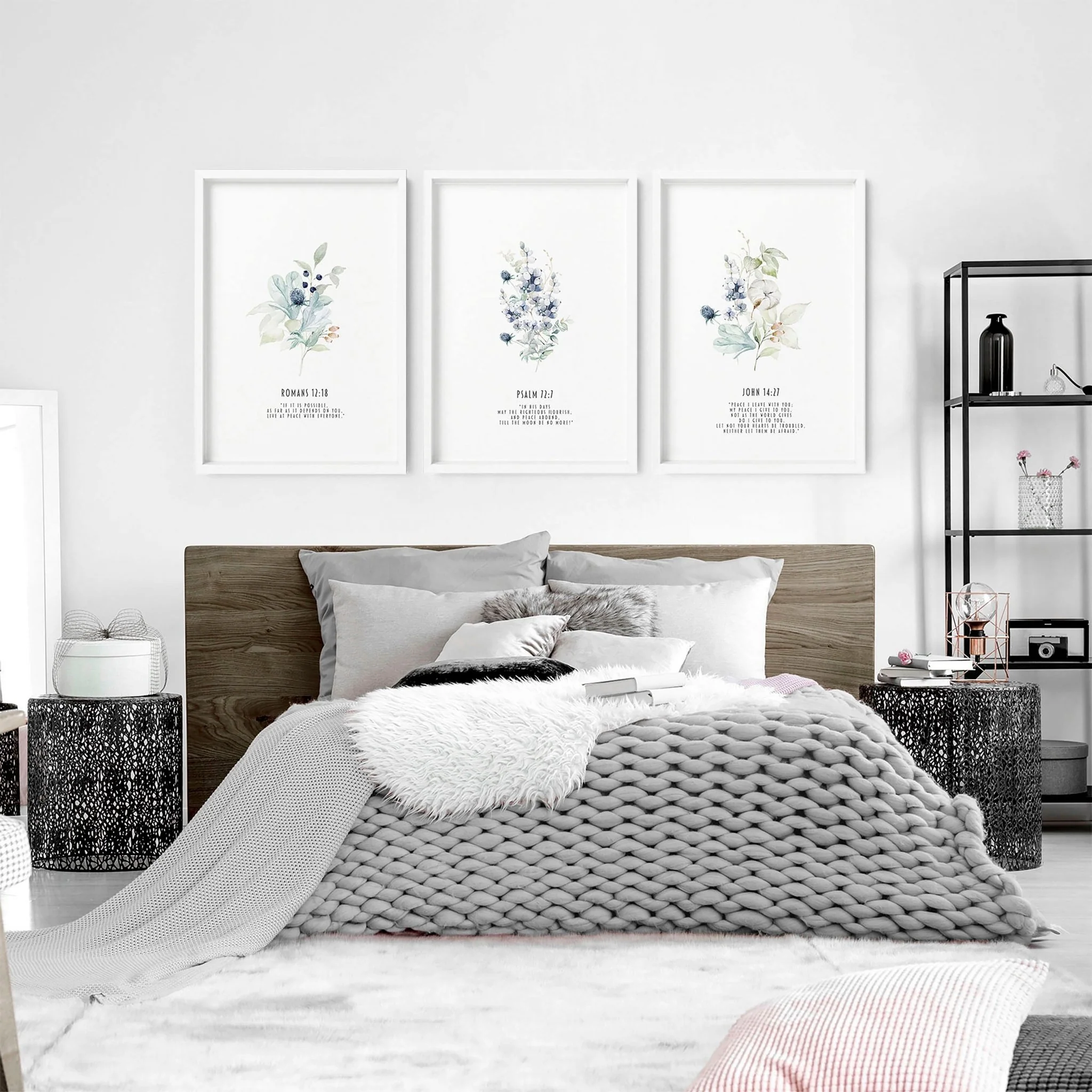 Christian religious wall art | set of 3 prints for bedroom walls - Image 4