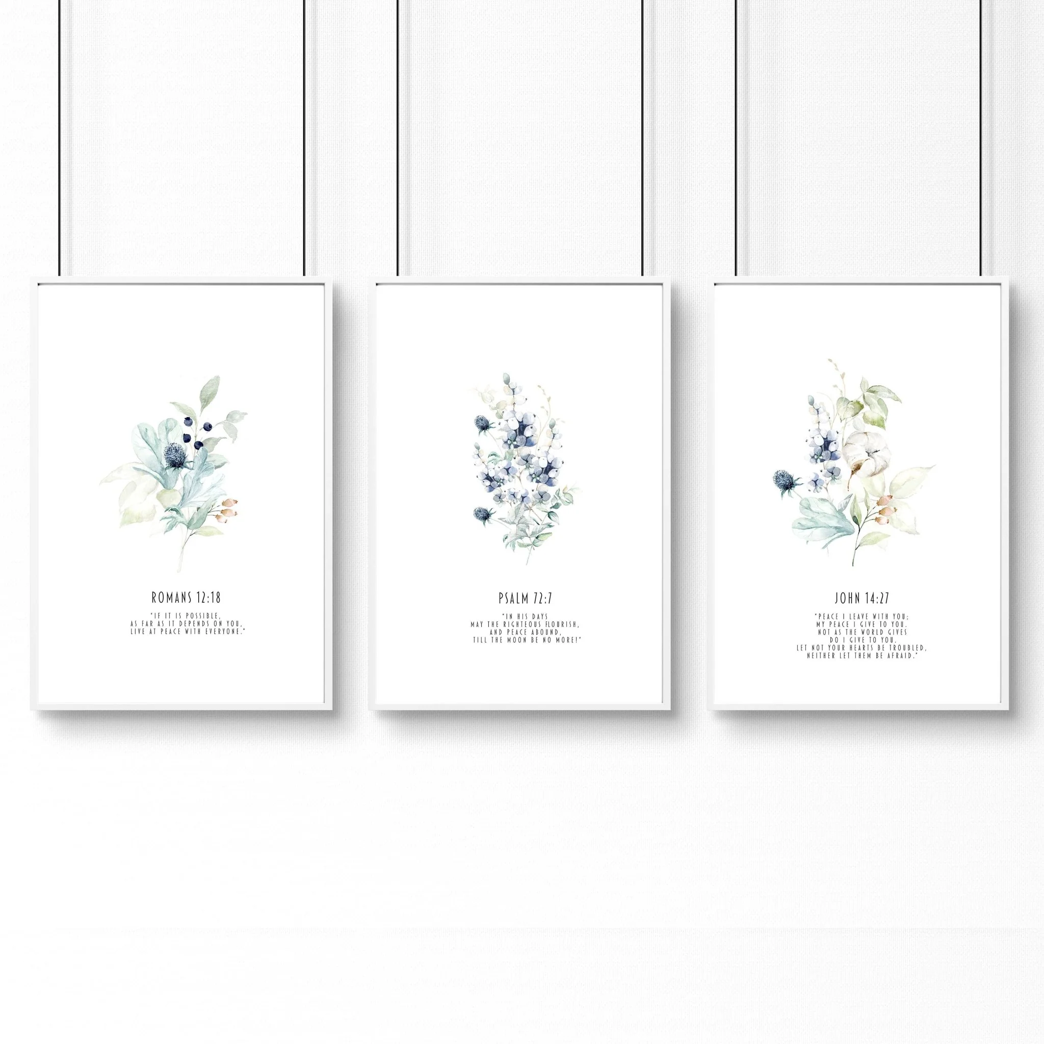 Christian religious wall art | set of 3 prints for bedroom walls - Image 8