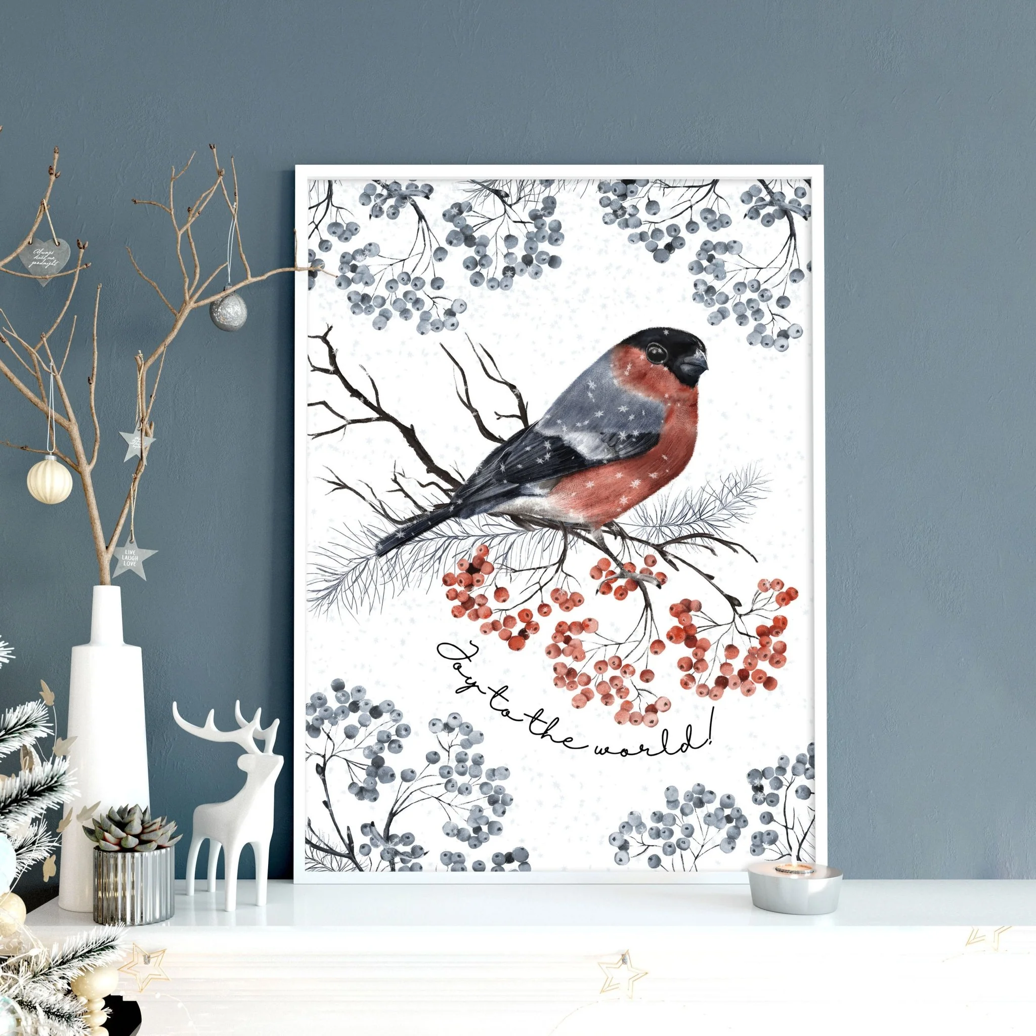 Christmas wall hangings art print - Image 2