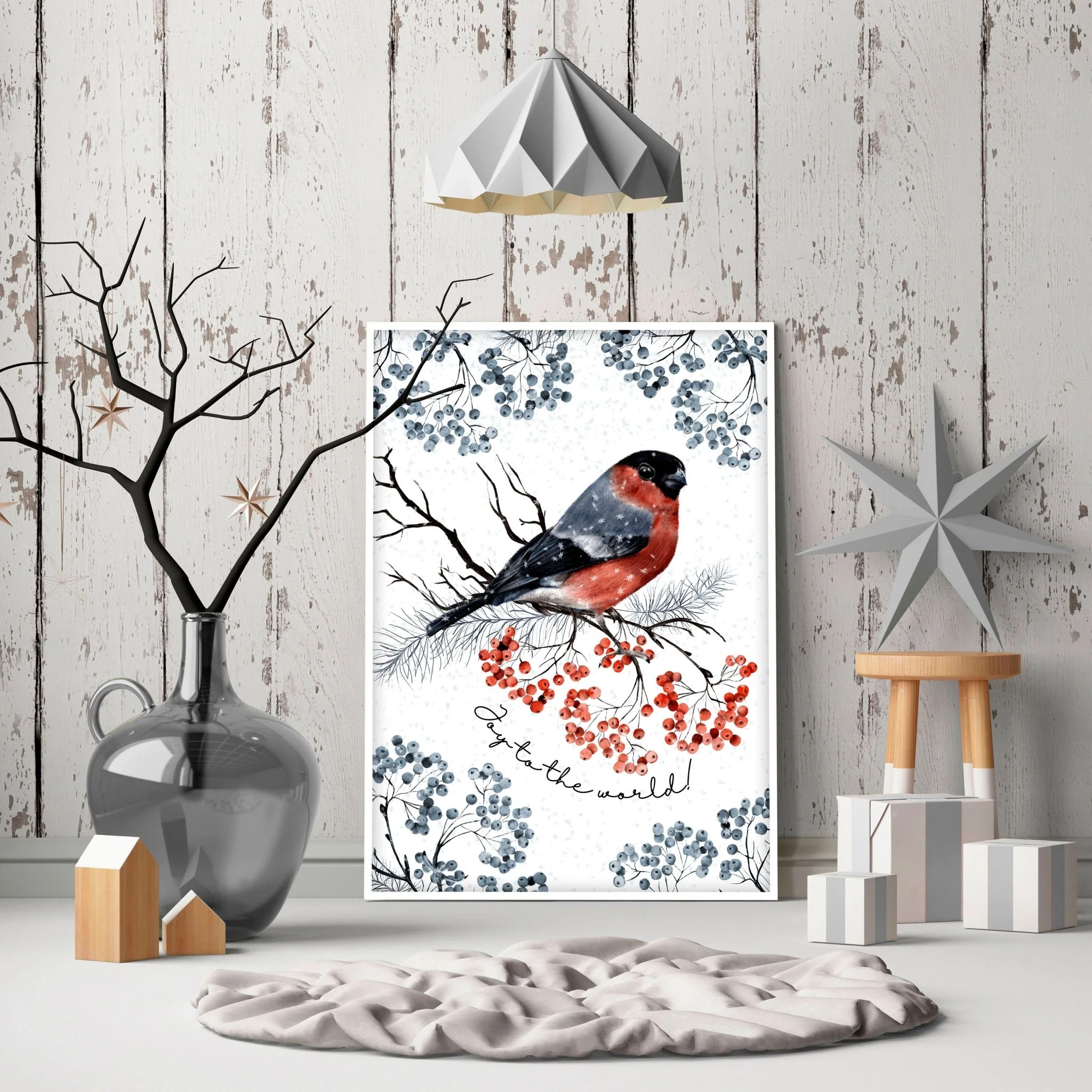 Christmas wall hangings art print - Image 3