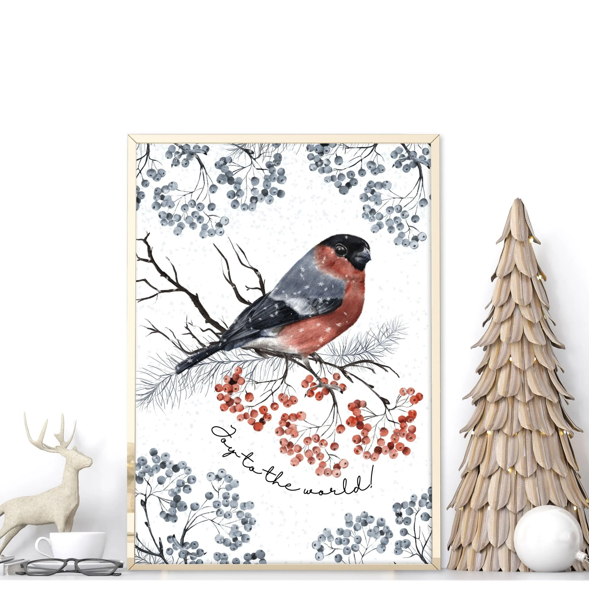 Christmas wall hangings art print - Image 4