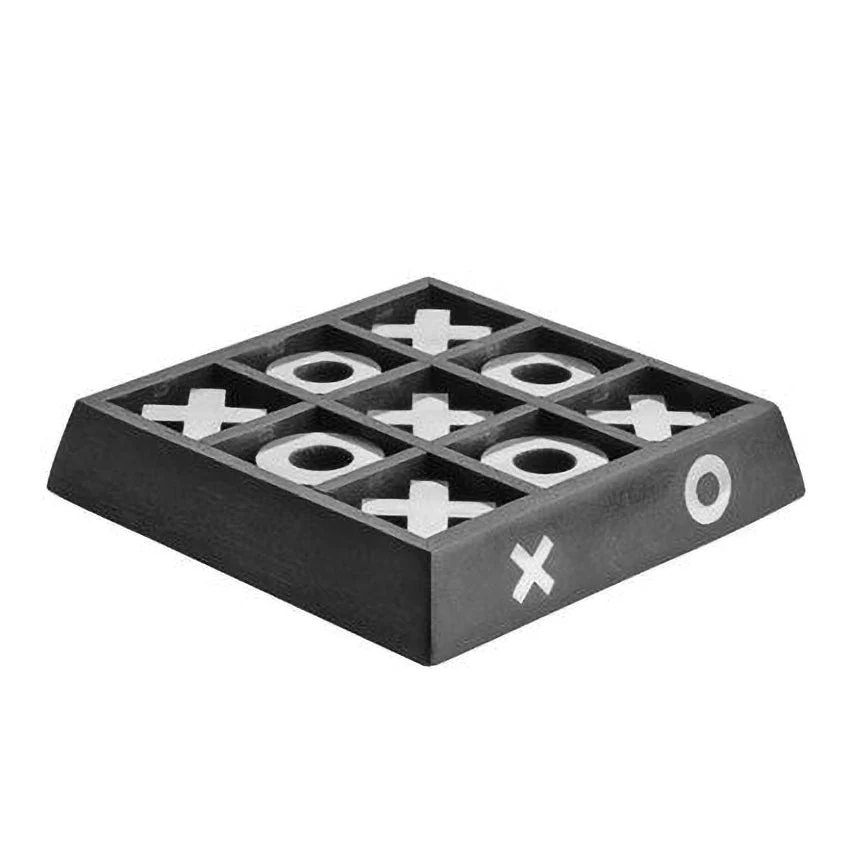 Churchill Games Black Mango Wood Noughts And Crosses - Image 2