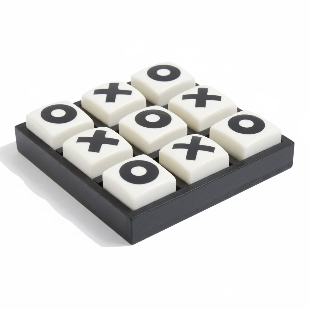 Churchill Games Extra Small White and Black Noughts and Crosses