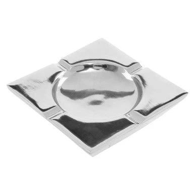 Churchill Nickel Finish Square Ashtray - Image 6