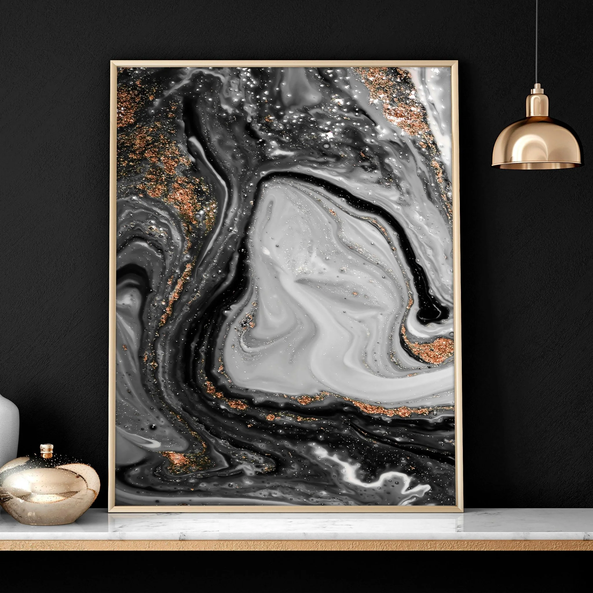 Contemporary art for living room | set of 3 wall art prints - Image 5