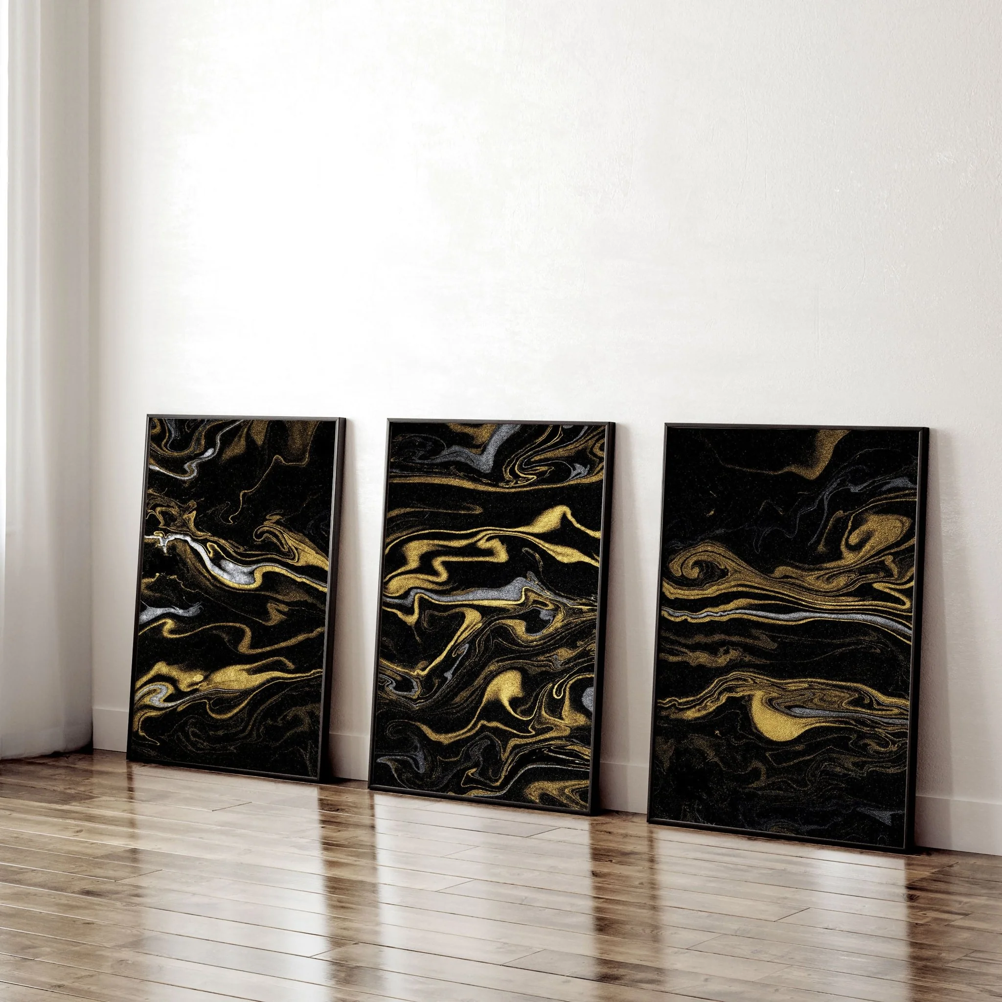Contemporary living room wall art | set of 3 wall art prints - Image 3
