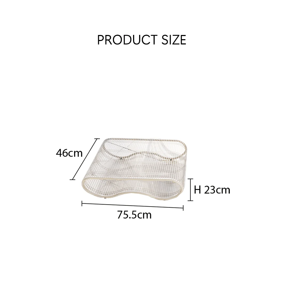 Curved Sunbathing Bed, Aluminium (Clearance) - Image 7