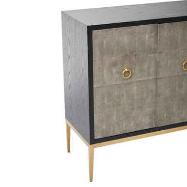 Deruta Grey Shagreen Effect Sideboard - Image 14