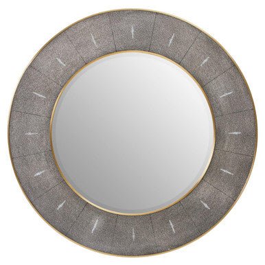 Deruta Grey Shagreen Wall Mirror - Image 5