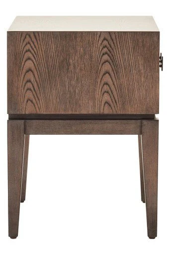 Dimaro One Drawer Antique Grey Side Table - Image 7