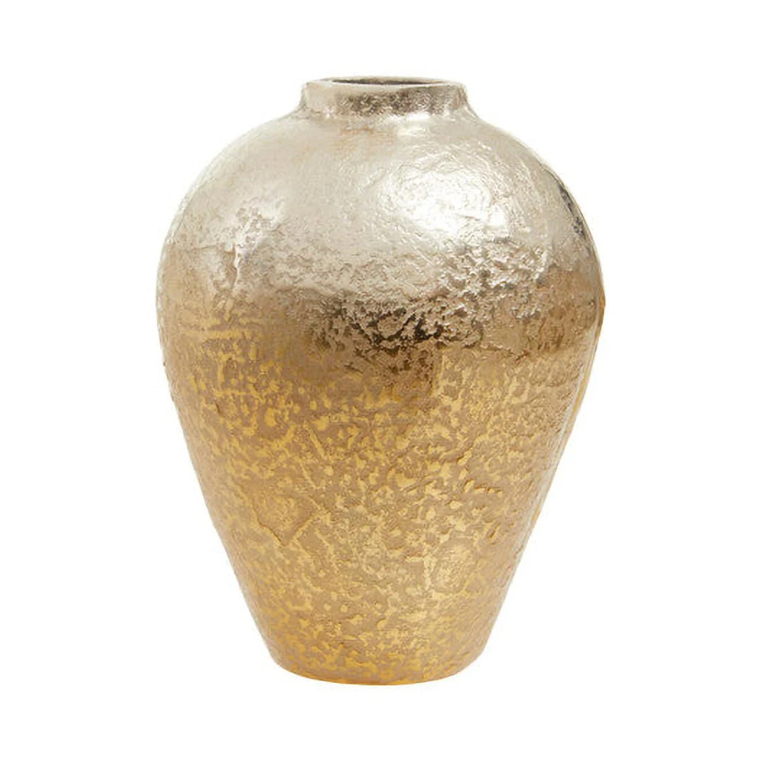 Dion Small Ombre Silver and Gold Finish Vase - Image 5