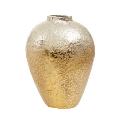 Dion Small Ombre Silver and Gold Finish Vase - Image 7