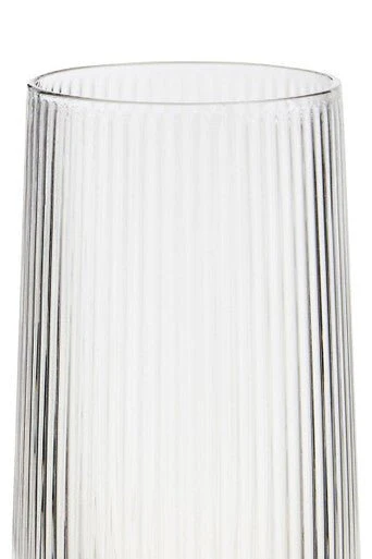 Eldon Set of Four Ribbed Hi Ball Glasses - Image 9