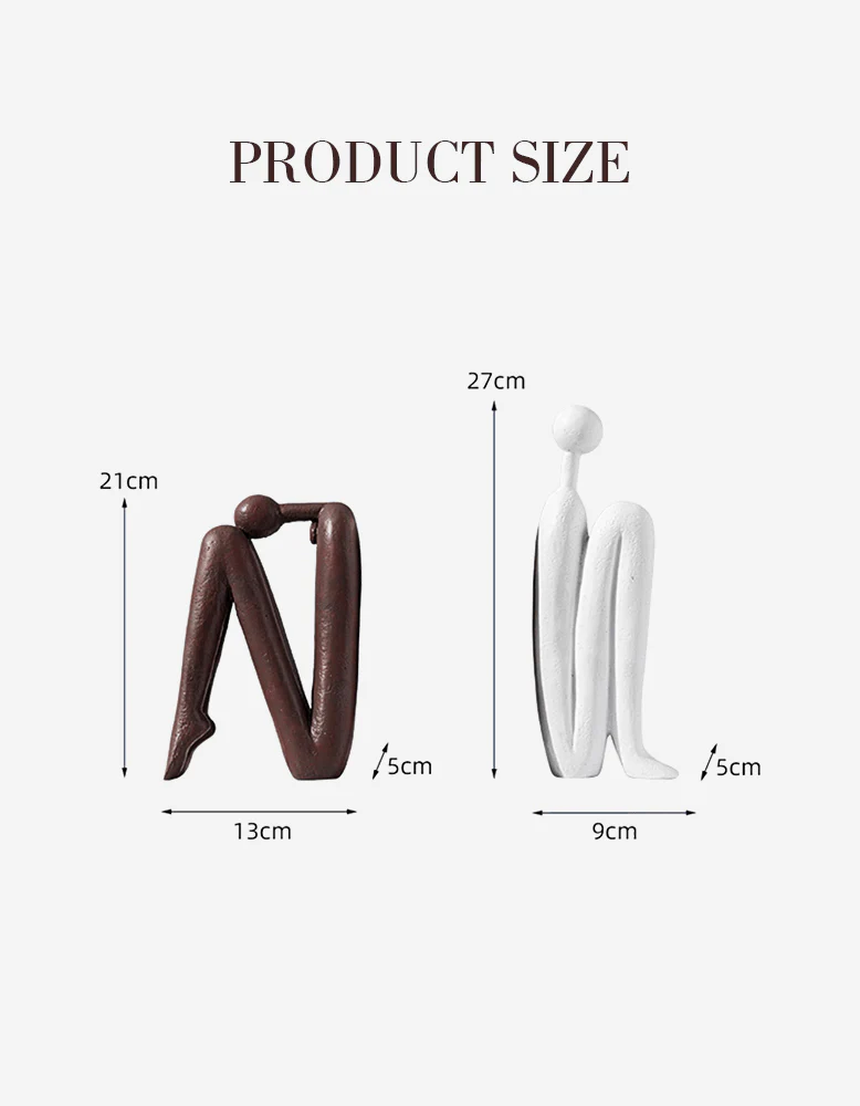 Eleni Bookends for Shelves Decorative, Resin - Image 11