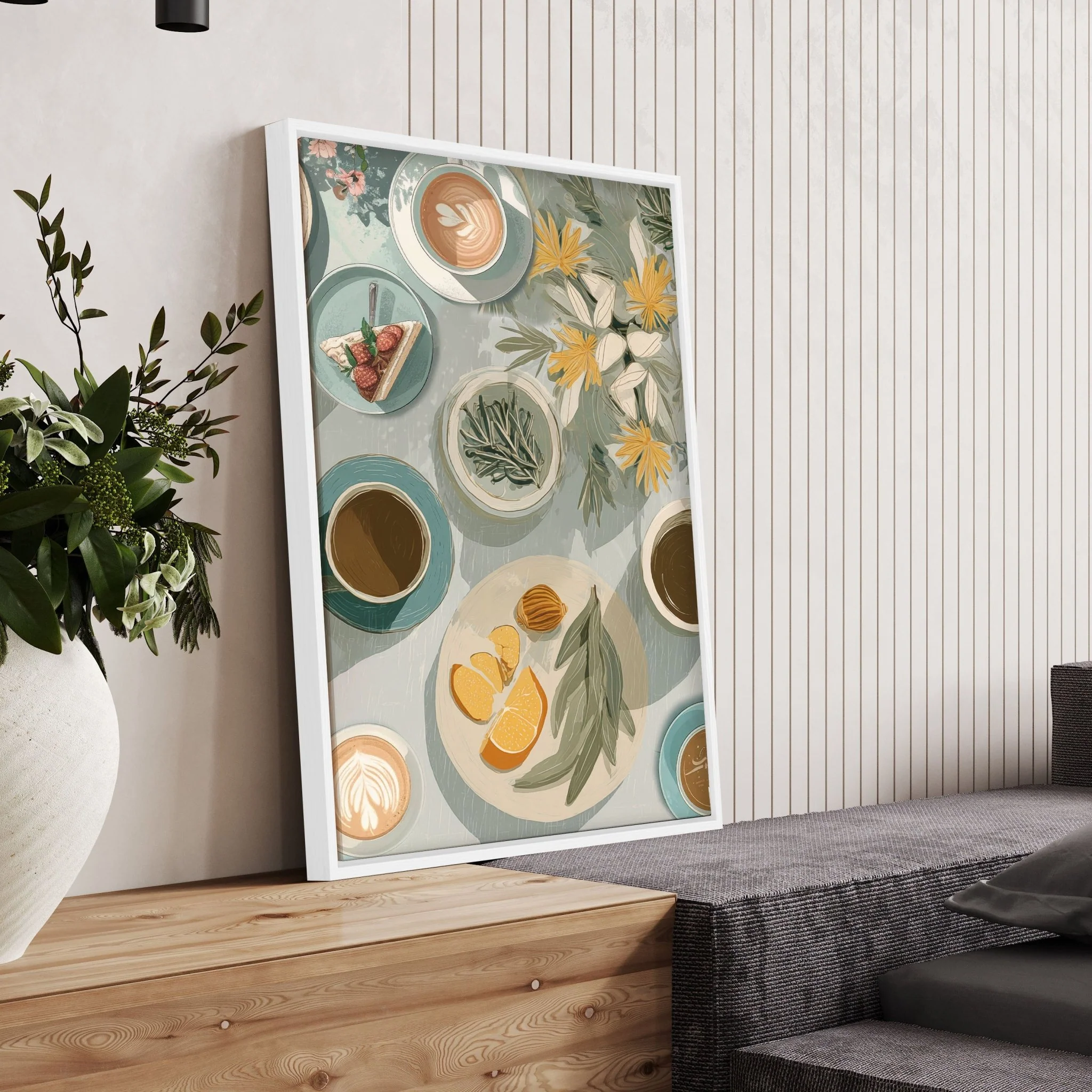 Extra Large Pictures For Living Room | Set of 3 Italian Lifestyle Wall art Prints - Image 11