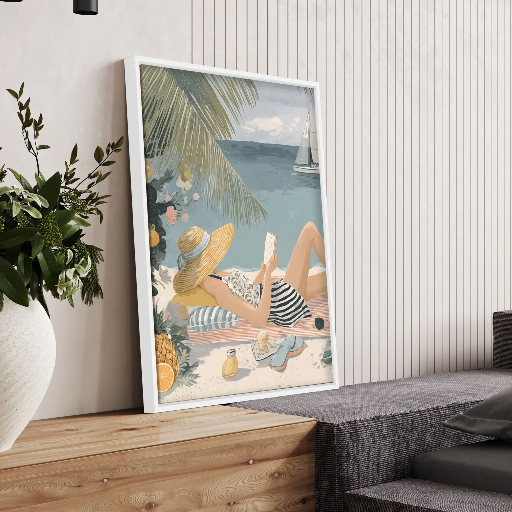 Extra Large Pictures For Living Room | Set of 3 Italian Lifestyle Wall art Prints - Image 12