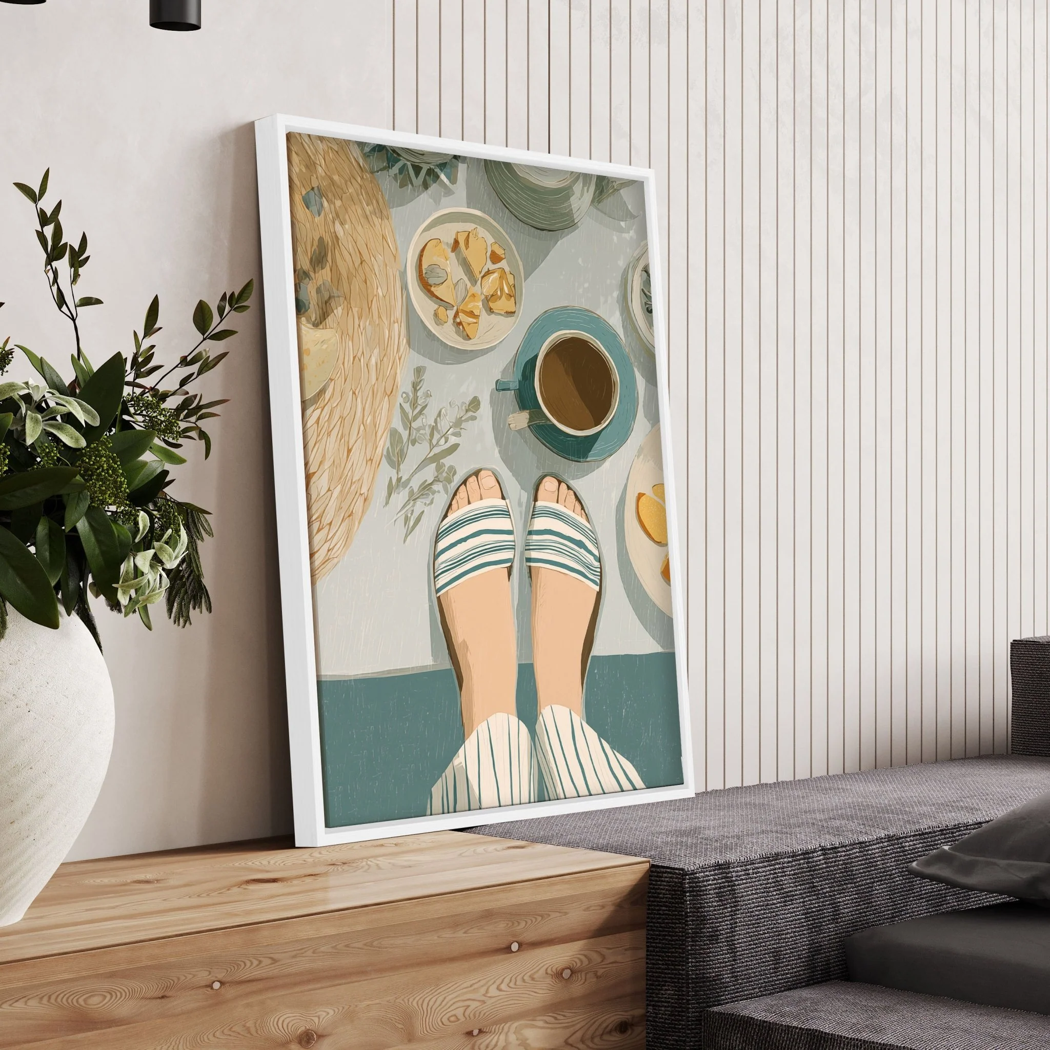 Extra Large Pictures For Living Room | Set of 3 Italian Lifestyle Wall art Prints - Image 13