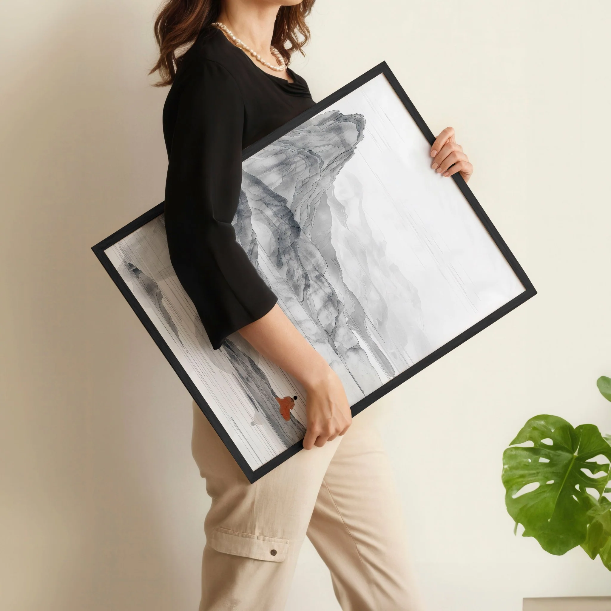 Extra Large Wall Art Framed | Set of 3 Asian Inspired Wall art Prints - Image 8