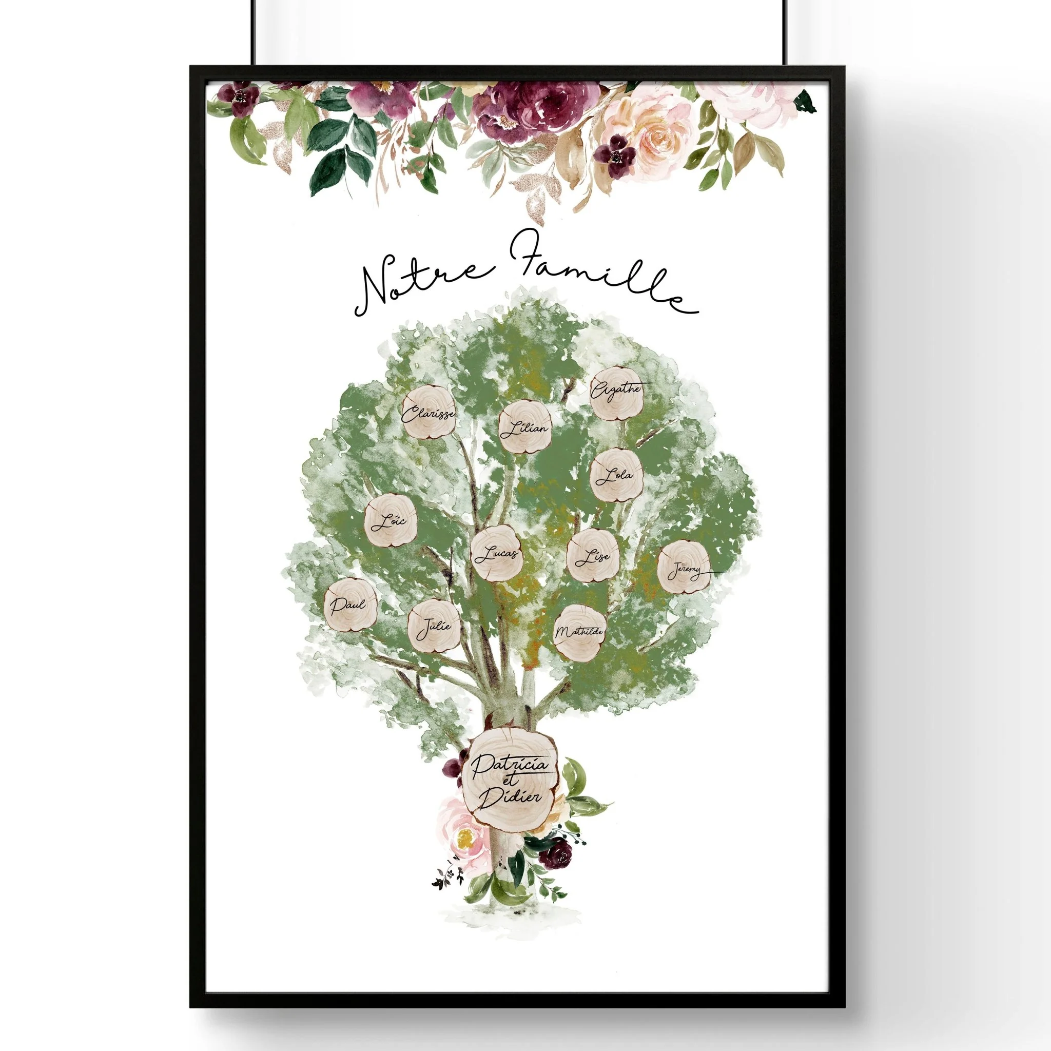 Family Tree Gift | wall art print - Image 7