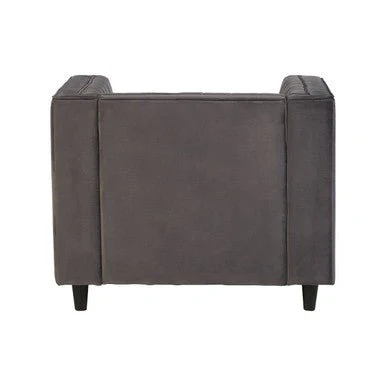 Farah Grey Velvet Chair - Image 9