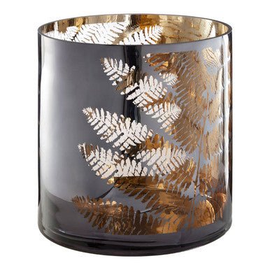 Fern Large Glass Hurricane Candle Holder - Image 5