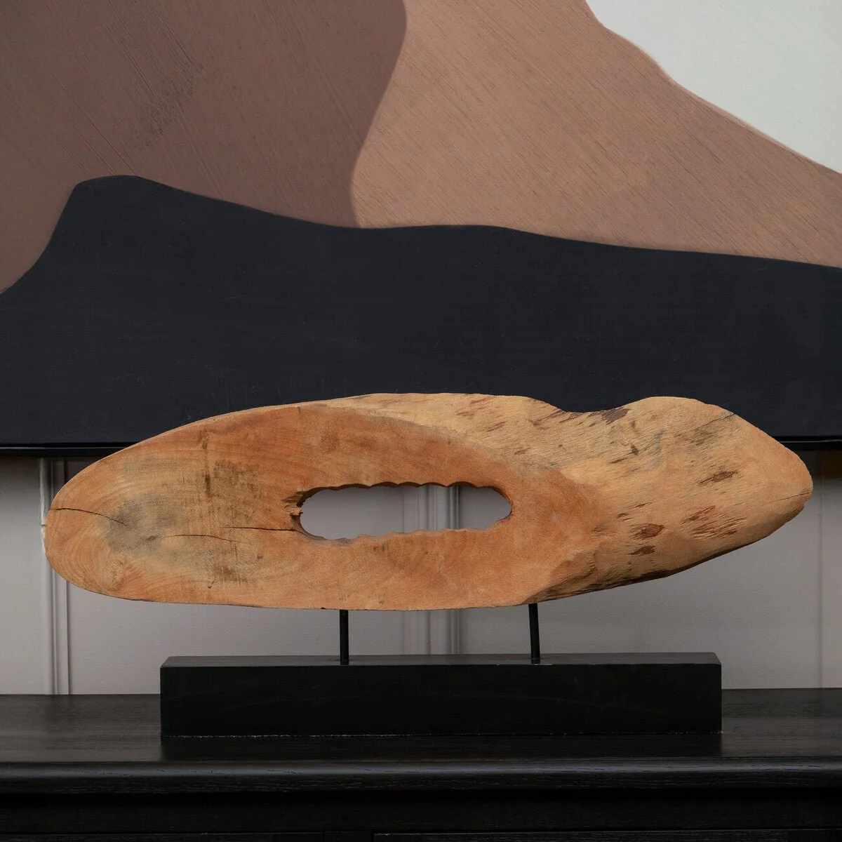 Fidel Natual Mango Wood Slice Sculpture - Image 14