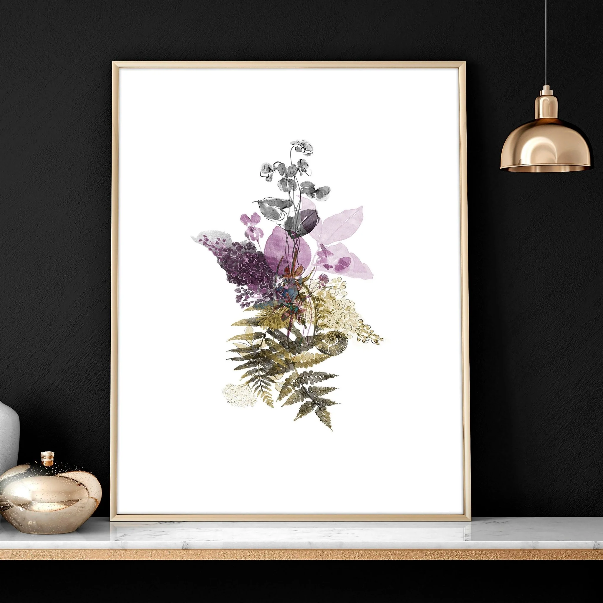 Set of 3 Wall Art – Large Floral Prints for Living Room - Image 7