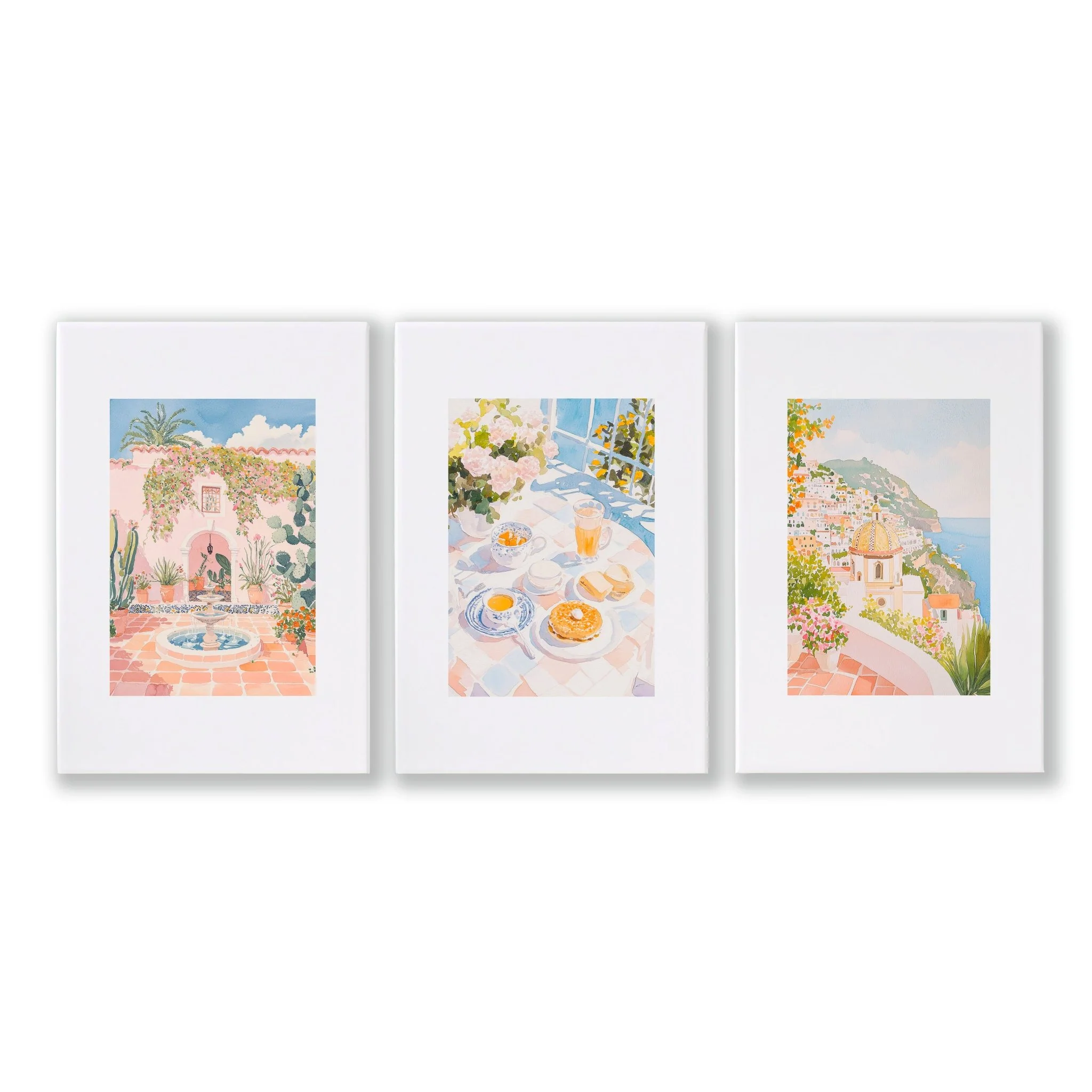 Framed Art Prints | Set of 3 Beach Decor Wall art Prints - Image 13