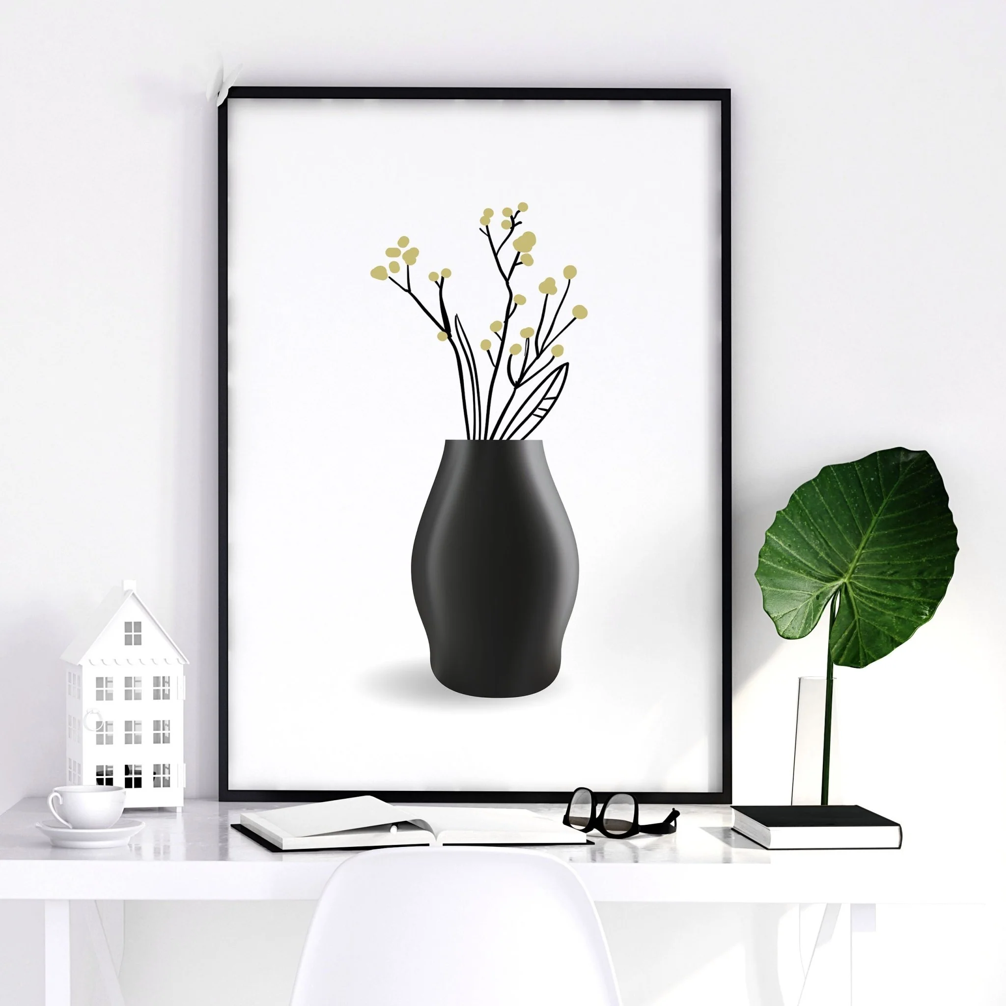 Framed Art Wall | Set of 3 Botanical Wall art Prints - Image 14