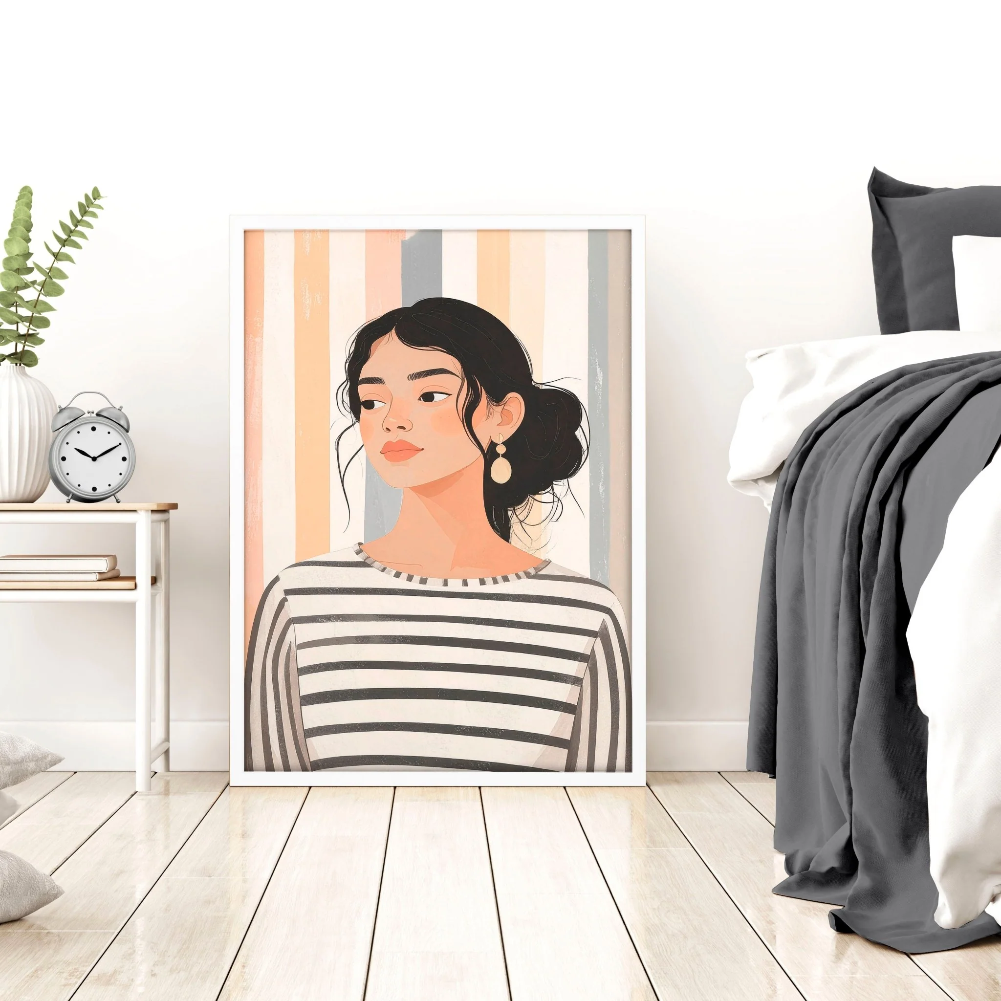 Framed Bedroom Wall Art | Set of 3 Bohemian Wall art Prints - Image 10