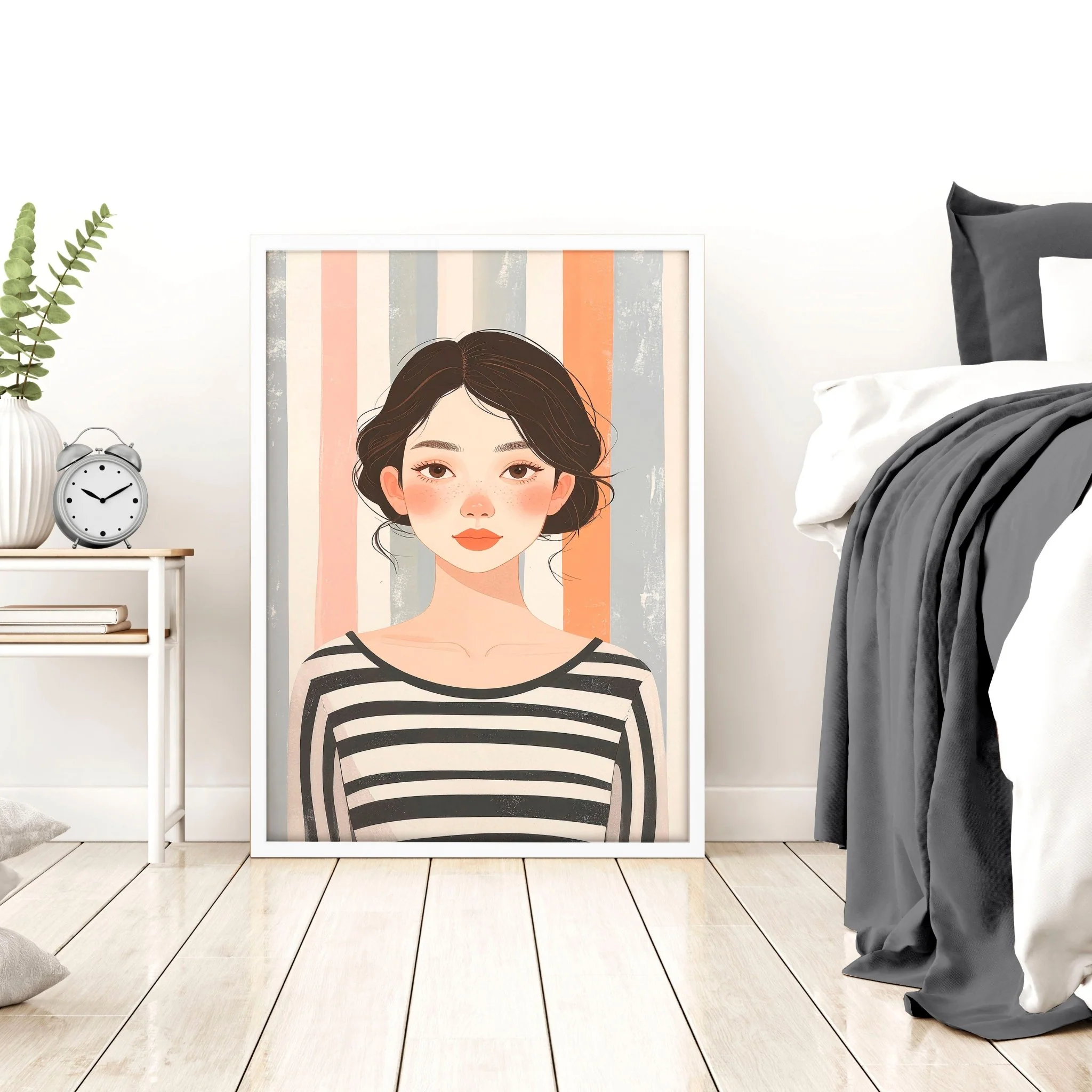 Framed Bedroom Wall Art | Set of 3 Bohemian Wall art Prints - Image 9