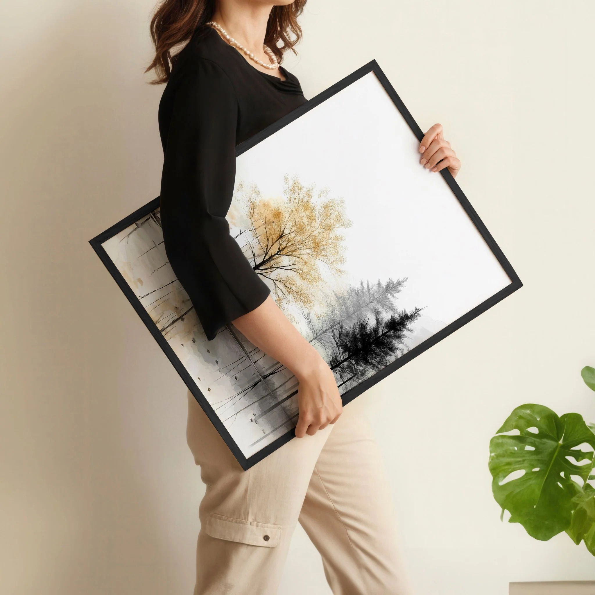 Framed Wall Art Set of 3 | Set of 3 Asian Inspired Wall art Prints - Image 10