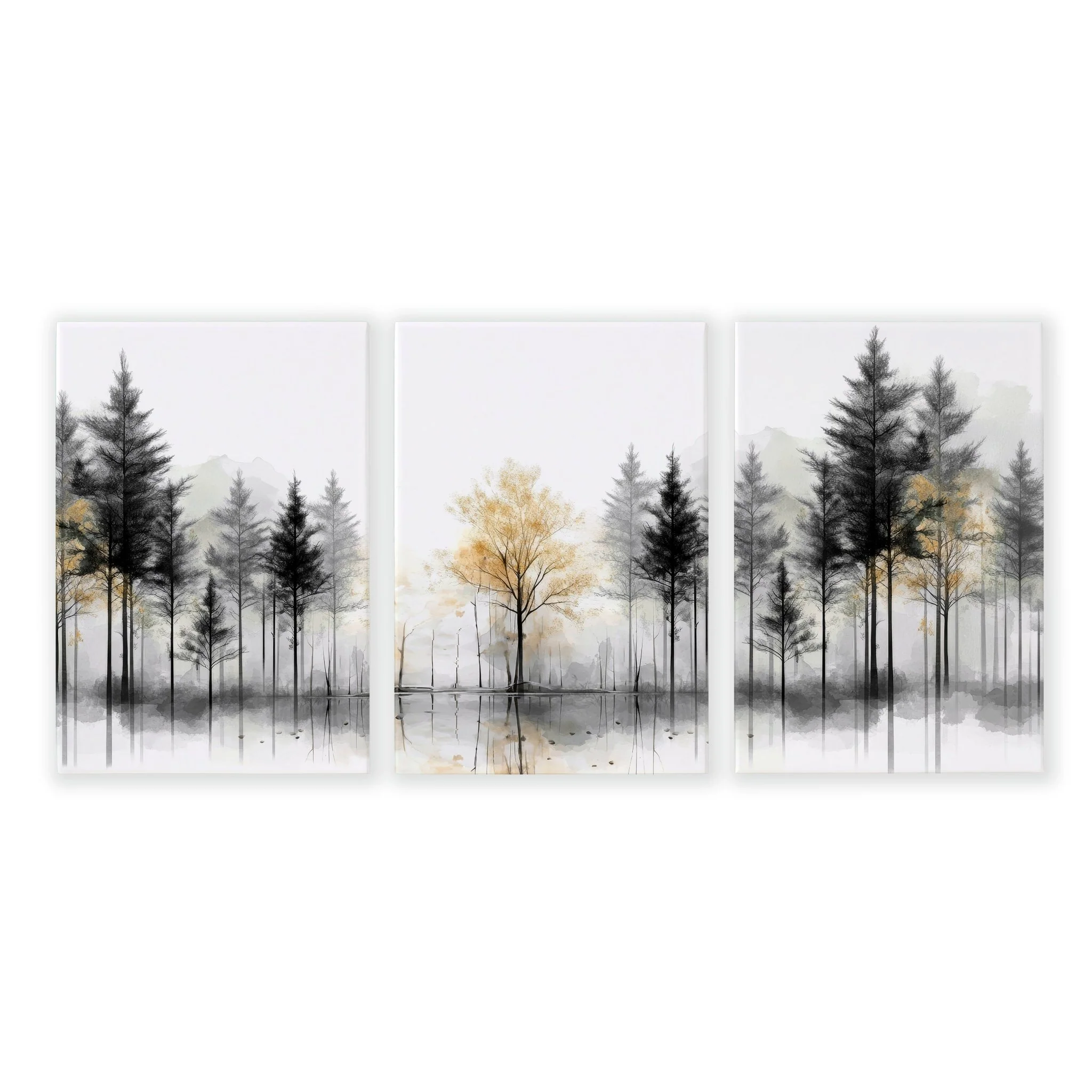 Framed Wall Art Set of 3 | Set of 3 Asian Inspired Wall art Prints - Image 17
