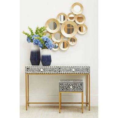 Fusion 1 Drawer Side Table with Bone Inlay - Image 8