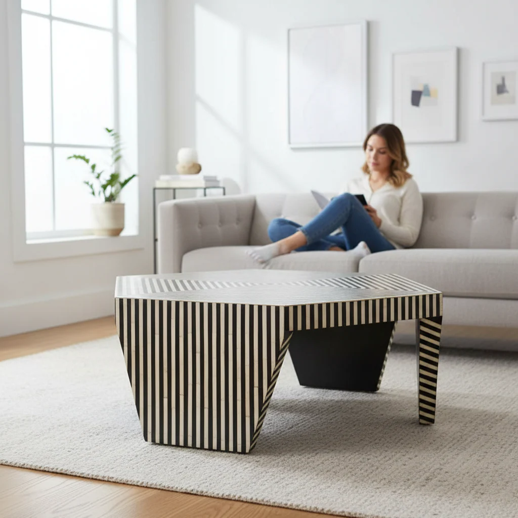 Fusion Striped Coffee Table - Image 2