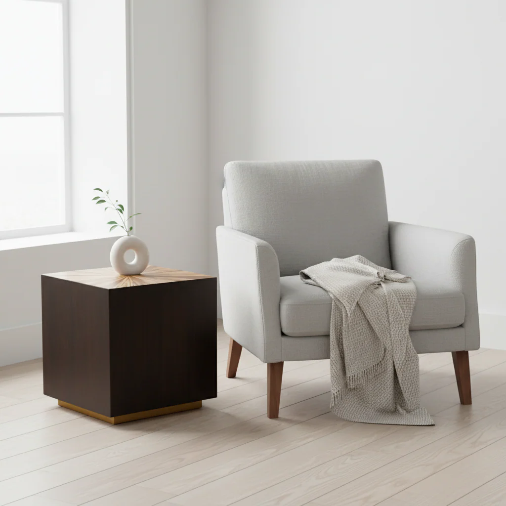 Gabelle Square Side Table - Image 4