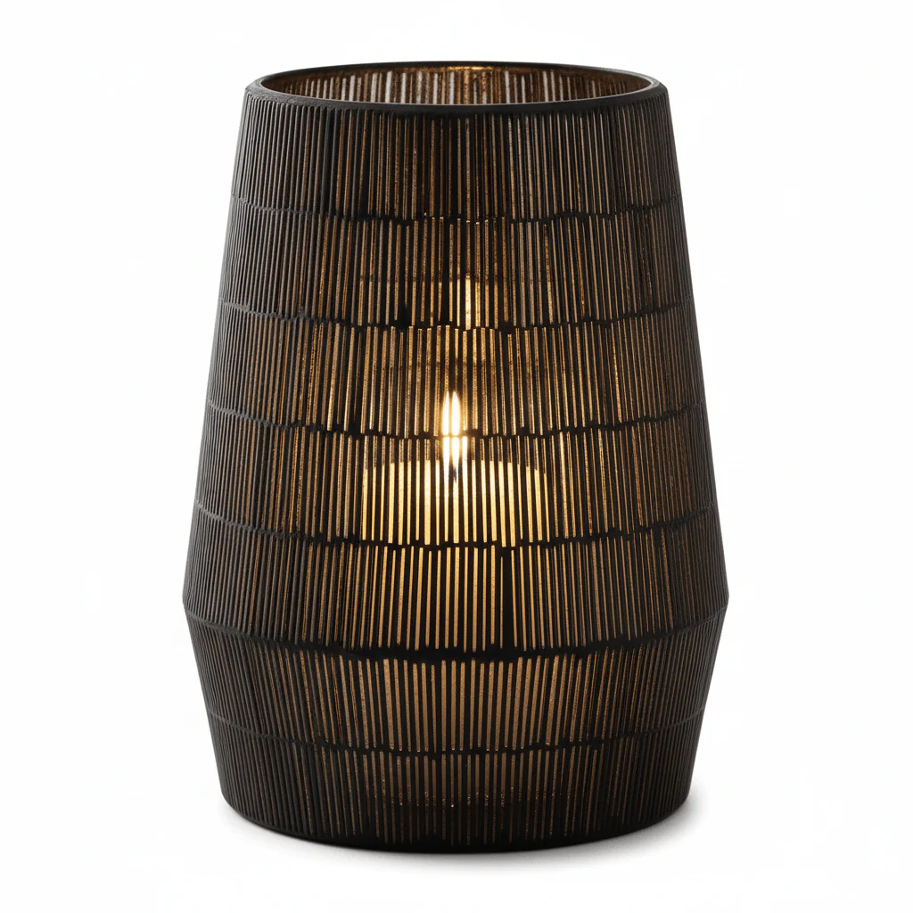 Gaia Mosaic Glass Large Candle Holder