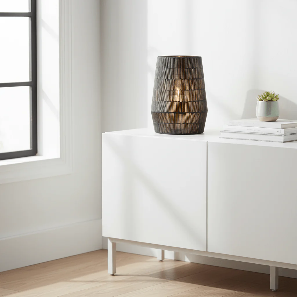 Gaia Mosaic Glass Large Candle Holder - Image 3