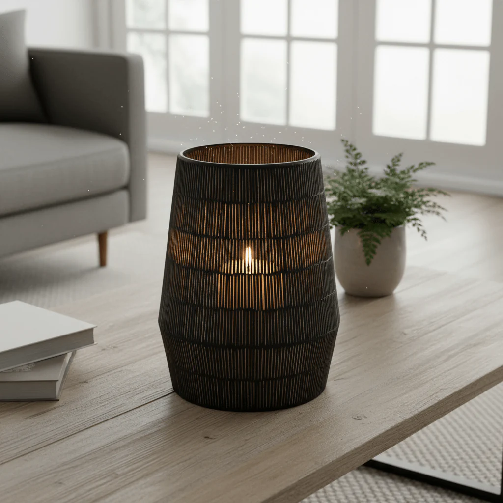 Gaia Mosaic Glass Large Candle Holder - Image 8