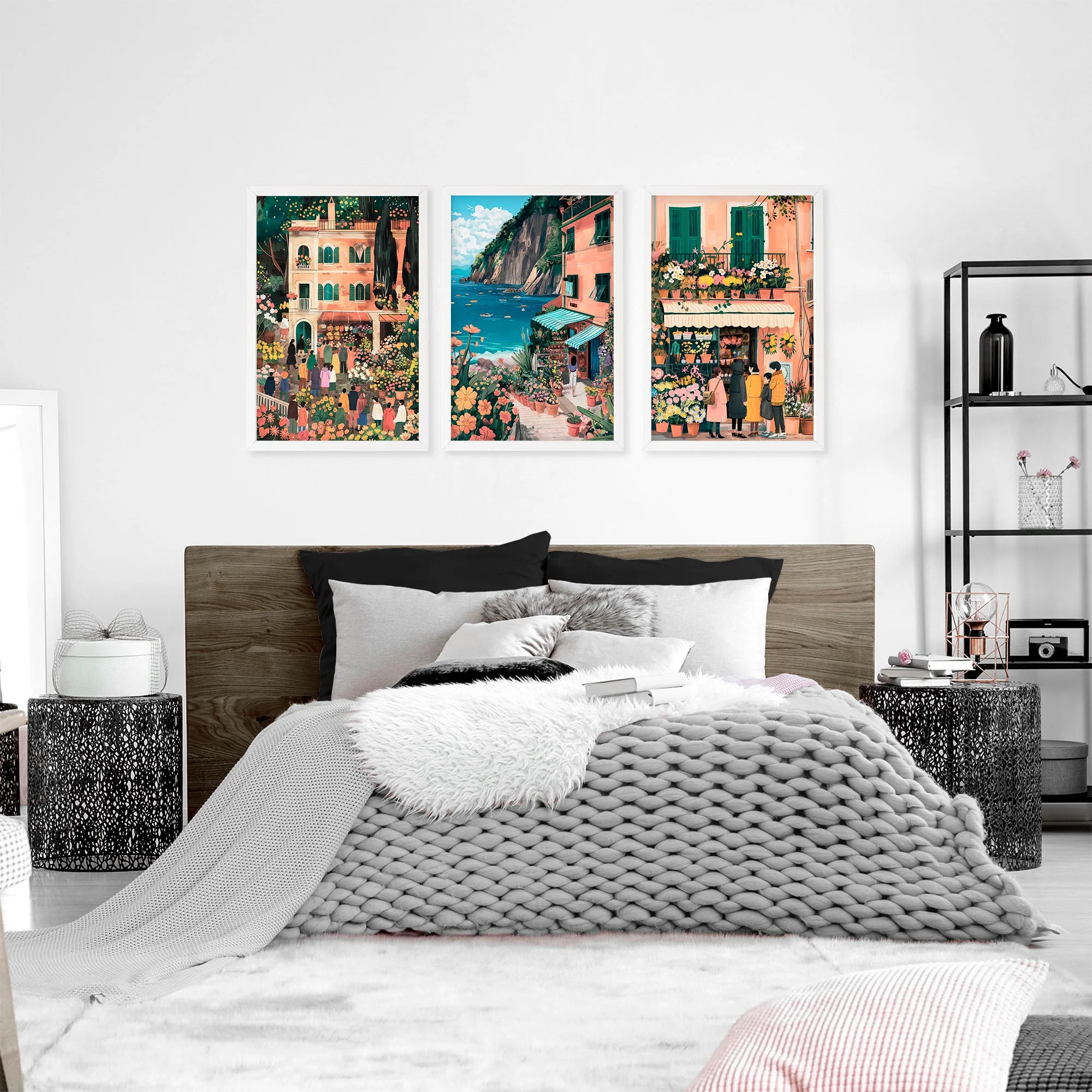 Gallery Wall Frames | Set of 3 Italian Lifestyle Wall art Prints - Image 4