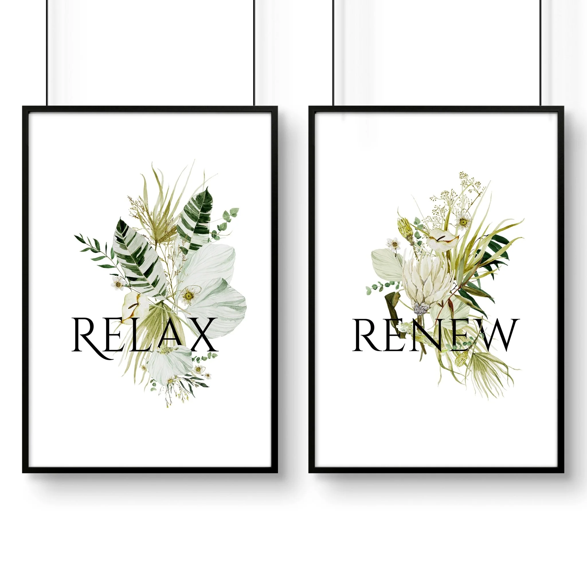 Framed bathroom wall art | Set of 2 unique wall art - Image 6